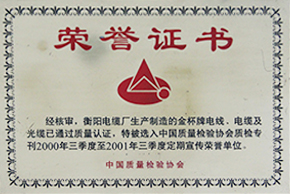 2001年度中國質(zhì)量檢測協(xié)會質(zhì)檢專刊定期宣傳榮譽單位（2000年三季度至2001年三季度）.jpg